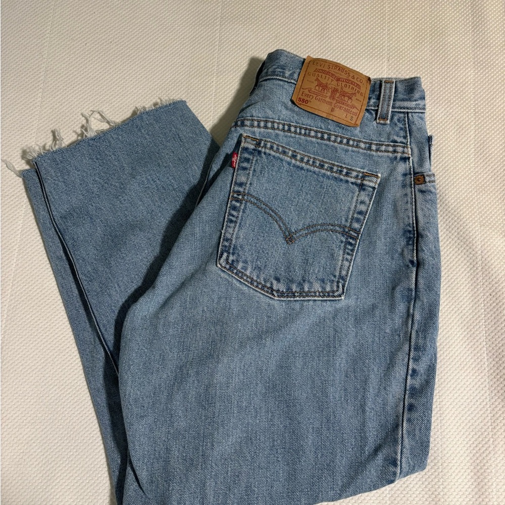 Levi's Women’s Light Blue Relaxed Fit Tapered Leg